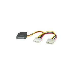 Kabel SATA/3xMolex, 0.2m, Roline, 11.03.1040