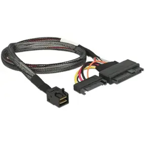 Kabel SFF-8643 (M)/U.2 SFF-8639 (Ž)+SATA power connector, 0.5m, Delock, 84819