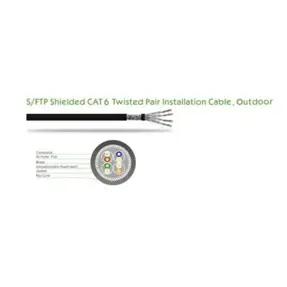 Kabel S/FTP 305m CAT6, Outdoor, Solid, AWG23, NVT-CAT6-OWSPOOL304