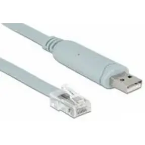 Kabel USB 2.0, 1m, USB-A/RS232 RJ45, Delock, Sivi, 63911