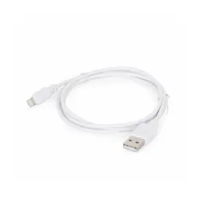 Kabel USB 2.0, 2m, USB-A/Lightning M/M, Gembird, Bijeli, GEM-CC-USB2-AMLM-2MW