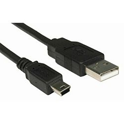 Kabel USB 2.0, 3m, USB-A/Mini USB-B M/M, Roline, Bež, S3143