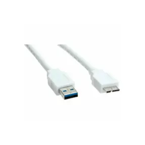 Kabel USB 3.0, 2m, USB-A/Micro USB-A SS M/M, Roline, Bijeli, 11.99.8874