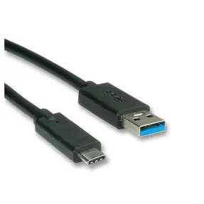 Kabel USB 3.1, 1m, USB-A/USB-C M/M, Roline, Crni, 11.02.9011