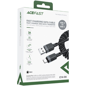 Kabel USB Acefast C14-04 1.2m USB-A/USB-C, 3A max, crni