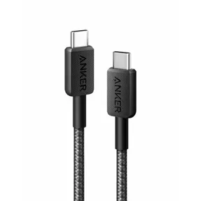 Kabel USB-C Anker 322 0.9m, pleteni, crni, A81F5G11, (na vanjskom skladištu - isporuka 1-2 radna dana)