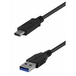 Kabel USB 1m, USB 3.1/USB Type-C, Black, TRN-C511-1L