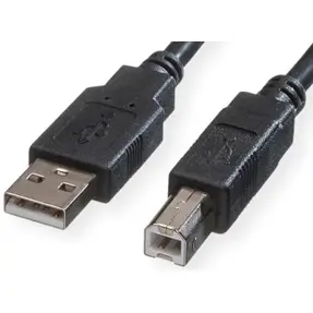 Kabel za printer 0.8m, USB 2.0, Crni, Roline, 11.02.8808