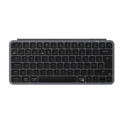 Keychron bežična tipkovnica B1 Pro, Ultraslim, Bluetooth/2.4GHz, space gray, UK Layout, B1P-K1