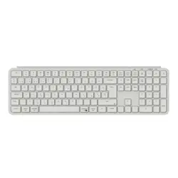 Keychron bežična tipkovnica B6 Pro, Ultraslim, Bluetooth/2.4GHz, Ivory White, UK Layout, HR znakovi, B6P-K8-UK