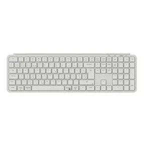 Keychron bežična tipkovnica B6 Pro, Ultraslim, Bluetooth/2.4GHz, Ivory White, UK Layout, HR znakovi, B6P-K8-UK