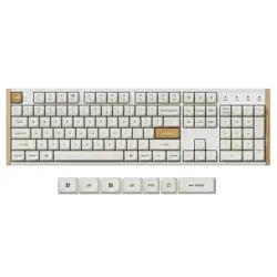 Keychron mehanička tipkovnica K10 HE, Bluetooth/2.4GHz, White Wooden, US Layout, HR znakovi, K10H-Q1