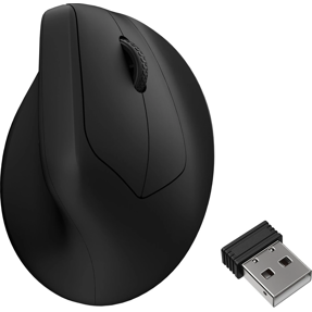 Keychron ergonomski bežični miš M5, Bluetooth/2.4GHz, Black, M5-A29