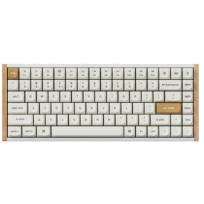 Keychron mehanička tipkovnica K2 HE, Bluetooth/2.4GHz, White Wooden, UK Layout, HR znakovi, K2H-Q1-UK