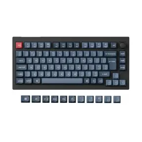 Keychron mehanička tipkovnica V1 Max, Bluetooth/2.4GHz, Black, UK Layout, HR znakovi, Jupiter Red switch, V1M-D1-UK