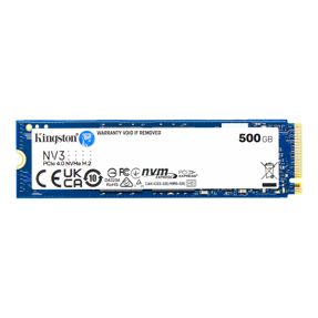 Kingston SSD 500GB, NV3,  M.2 2280 NVMe PCIe 4.0 x4 NVMe, SNV3S/500G