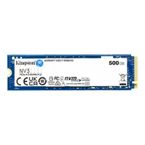 Kingston SSD 500GB, NV3,  M.2 2280 NVMe PCIe 4.0 x4 NVMe, SNV3S/500G