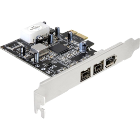 Kontroler Delock FireWire 1394,  2x FireWire 800/1x FireWire 400, PCIe x1, 89153