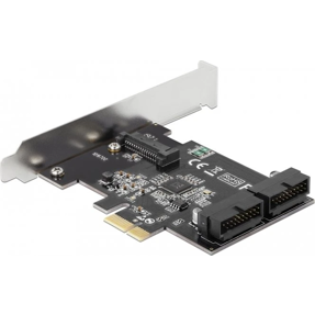 Kontroler Delock PCI Express card to 2x internal USB 3.0 post connector, 90387