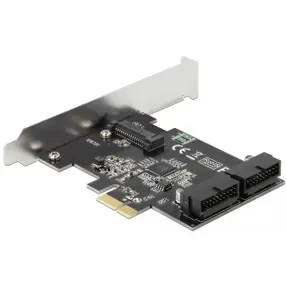 Kontroler Delock PCI Express card to 2x internal USB 3.0 post connector, 90387