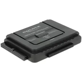 Konverter Delock USB 3.0 (M) externi na SATA 22-pin/ IDE 40-pin/ IDE 44-pin, backup funkcija, 61486