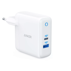 Kućni punjač Anker PowerPort PD+, 2-port ( USB-A, USB-C), 35W, bijeli, A2636G21