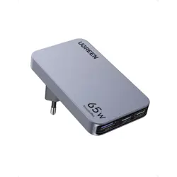 Kućni punjač Ugreen Nexode Pro 65W,  3 portni ultra-slim, GAN, 25356