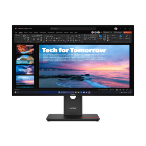 Lenovo ThinkVision T27QD-40, 27", QHD, IPS, 120Hz, HDMI, DP, USB Hub, USB-C, PD 100W, RJ45, 64AAGAT2EU