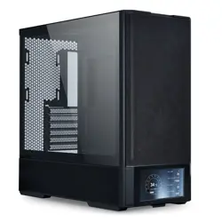 Lian Li Midi Tower LANCOOL 207 Digital, glass window, Black, 4718466017642