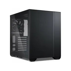 Lian Li Midi Tower O11 Air Mini, glass window, Black, PC-O11AMX, 4718466010681