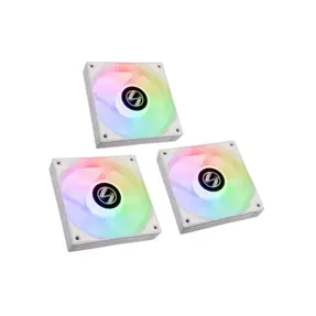 Lian Li ventilator 120mm ST120 RGB PWM, 3-pack + kontroler, White, ST120-3W