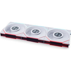 Lian Li ventilator 120mm UNI FAN TL LCD 120, ARGB, PWM, 3-pack + kontroler, White, 12TLLCD3W