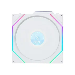 Lian Li ventilator 120mm UNI FAN TL Wireless LCD 120, ARGB, PWM, White, 12TLLCD1W1W