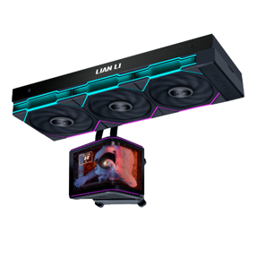 Lian Li vodeno hlađenje HydroShift II OLED Curved 360 TL FLEX, Black, 360mm, GHS2OLDC36TB