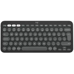 Logitech bežična tipkovnica K380s Pebble Keys 2, Bluetooth, Graphite, 920-011851