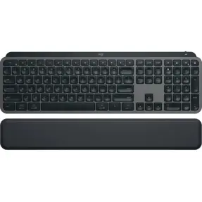 Logitech bežična tipkovnica MX Keys S Plus, with MX Palm rest, Graphite, 920-011586