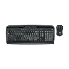 Logitech bežični komplet MK330, Black, 920-003997, 920-003986