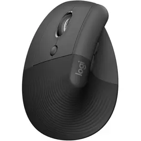 Logitech bežični miš Lift, ergonomski, vertical, left-handed, Graphite, 910-006474