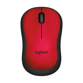 Logitech bežični miš M220 Silent, Red, 910-004880