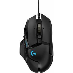 Logitech žični miš G502 Hero Gaming, Black, 910-005470, 910-005471