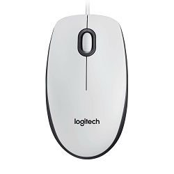 Logitech žični miš M100, White, 910-001605, 910-005004