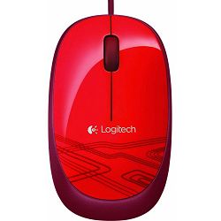 Logitech žični miš M105, Red, 910-002942
