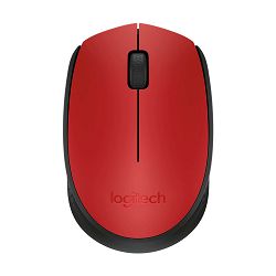 Logitech bežični miš M171, Red, 910-004641