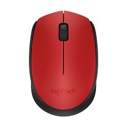 Logitech M171 Red bežični miš, 910-004641