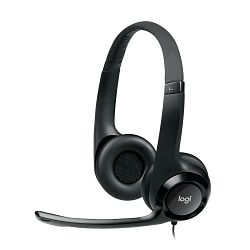 Logitech headset H390, USB, Black, 981-000406