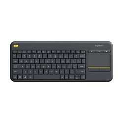 Logitech bežična tipkovnica K400+, Black, 920-008385