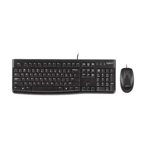 Logitech žični komplet MK120, Black, 920-002562