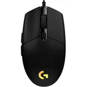 Logitech žični miš G102 Lightsync Gaming, Black, 910-005823