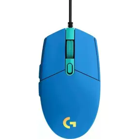 Logitech žični miš G102 Lightsync Gaming, Blue, 910-005801