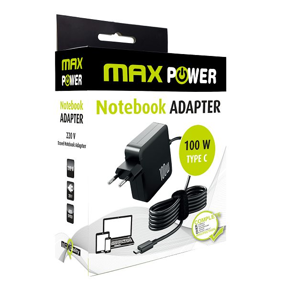 MAXPOWER LAPTOP univerzalni kućni punjač 100W, Type-C, 1.8m
